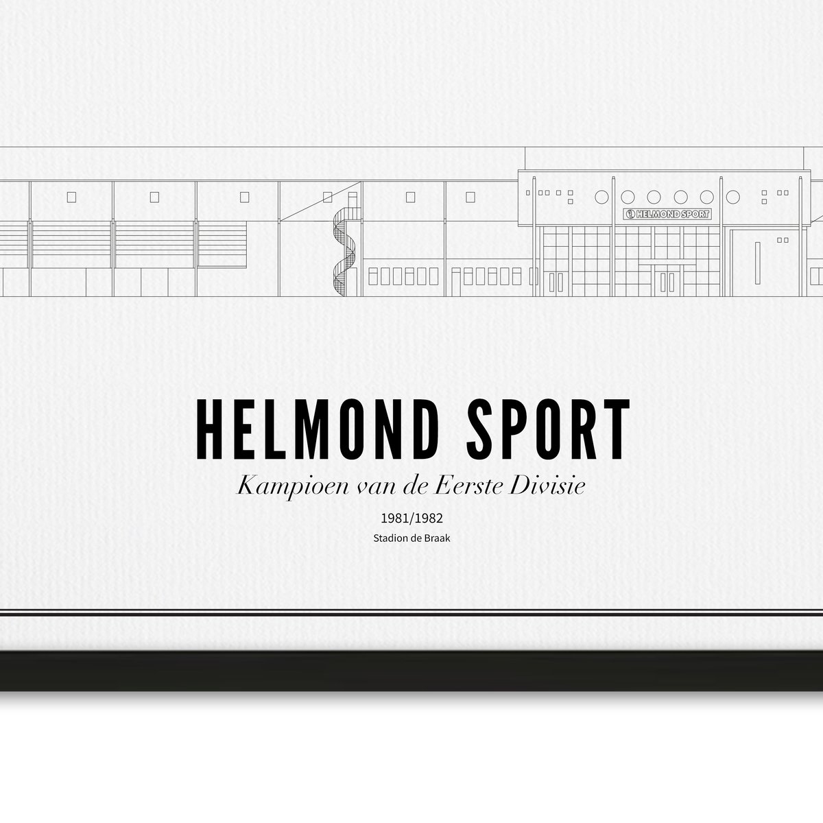 Poster von Helmond Sport - stadion | WIJCK.